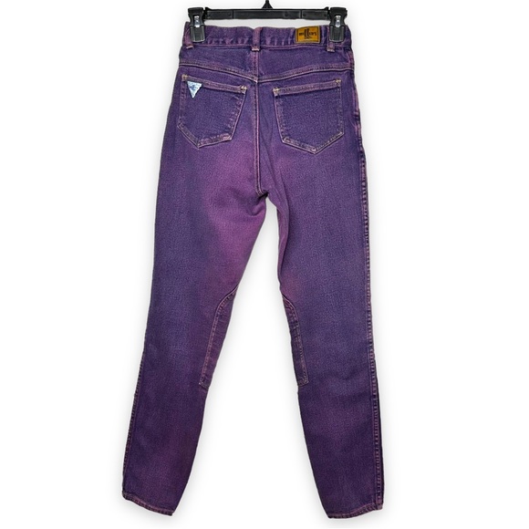 Vintage Miller's Jeans Purple Acid Wash Equestrian Western Mom Jeans Size 26 - Picture 3 of 14